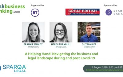 Webinar – A Helping Hand: Navigating the business and legal landscape during and post COVID-19