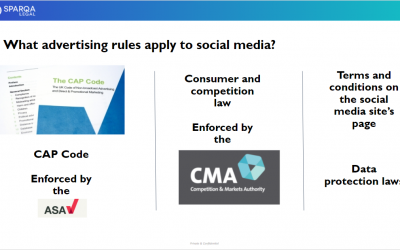 Webinar – Advertising on social media: the legal implications