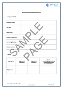 performance review template